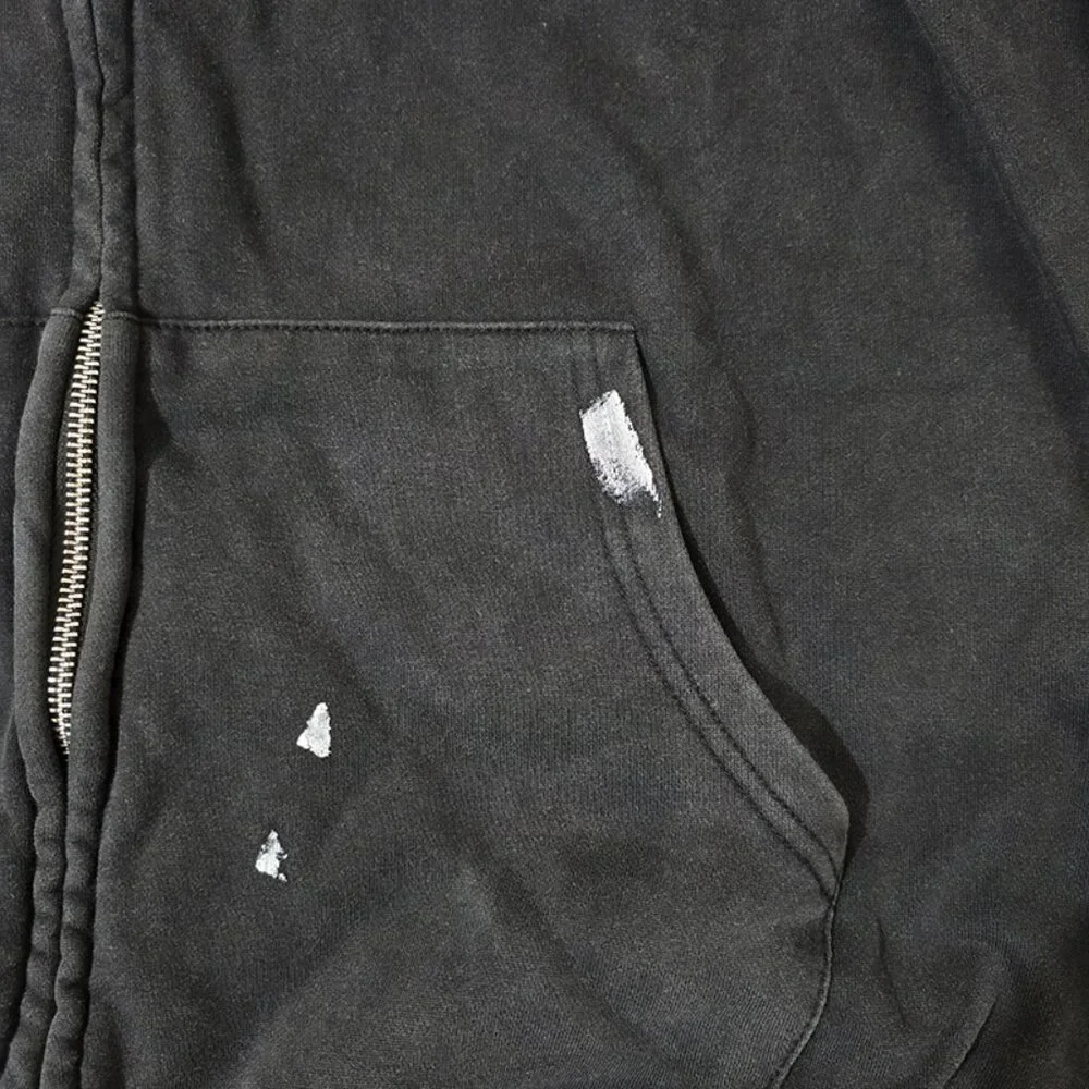 Gallery Dept Black Zip-Up Hoodie - Picture 3 of 10